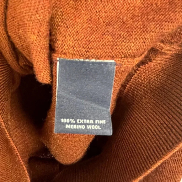 Hart Schaffner Marx Men V- Neck Long Sleeve Sweater Size L - Picture 4 of 6